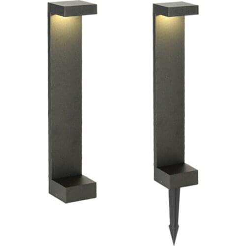 10W COB LED Garden Lawn Lamp Waterproof Modern Aluminum Pathway Ground Pillar Light Outdoor Villa Landscape Bollards Lamp