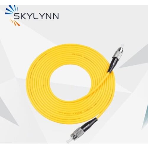 High Quality FC/UPC-FC/UPC Simplex 2.0mm Single Mode OS2 G652D Fiber Optic Patch Cord 3 Meter With Black Rubber Boot LSZH Jacket