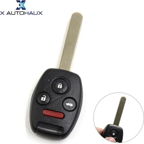 X AUTOHAUX Uncut Fresh Ignition Key Entry Remote Transmitter Fob KR55WK49308 For Honda Pilot 2009-2015 For Accord 2008 TO 2012