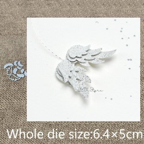 XLDesign Craft Metal Cutting Die stencil mold 10pcs wings decoration scrapbook Album Paper Card Craft Embossing die cuts