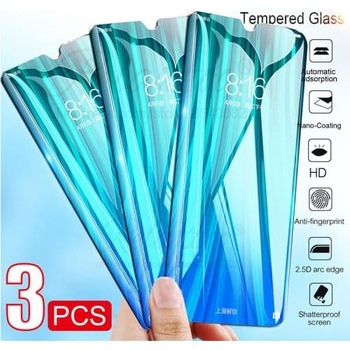 3PCS 9H Tempered Glass For Xiaomi Redmi Note 8 Pro 8T 8A on the Screen Protector Redmi 8 a note8 t note8t 8pro Protective Film