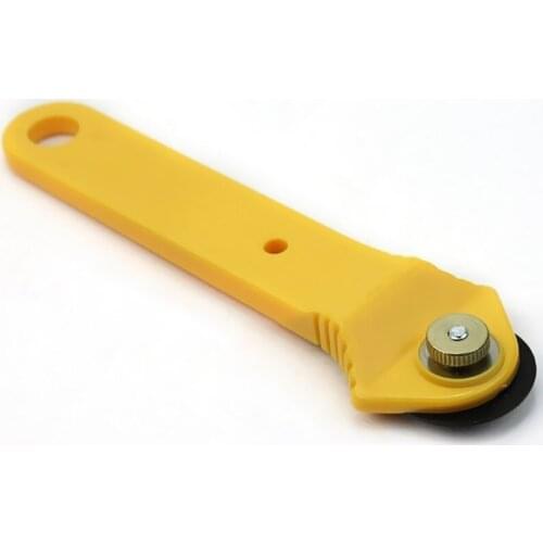 28mm Circular Cut Yellow Rotary Cutter Blade Patchwork Fabric Leather Craft Sewing Tools A1
