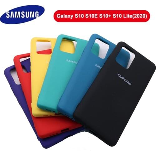 Samsung S10/S10E/S10 Plus Liquid Silicone Case Silicone Soft Back Cover Samsung Galaxy S10 Lite Case Protection Cover