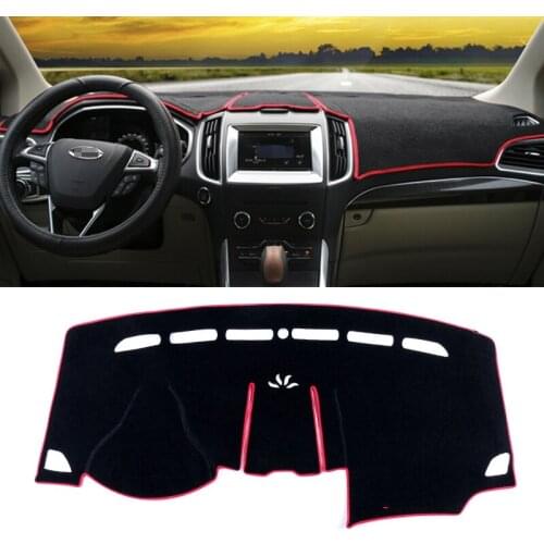 1pcs for Ford edge 2015-2018 Car dashboard Avoid light pad Instrument platform desk cover Mats Carpets Auto accessories