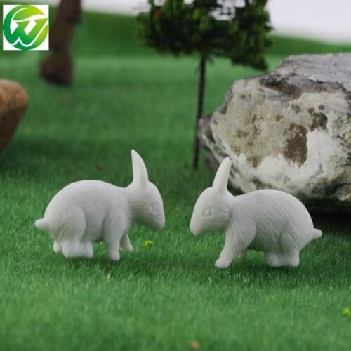 20pcs/lot Architecture Scale Model Plastic Artificial Building Ho Scale N Scale Model Painted Animals Miniature Model