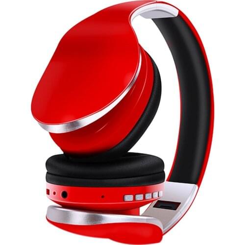 Wireless Bluetooth 5.0 Heavy Bass Headphone HiFi Stereo Sport Headset Bluetooth Earphone with Mic