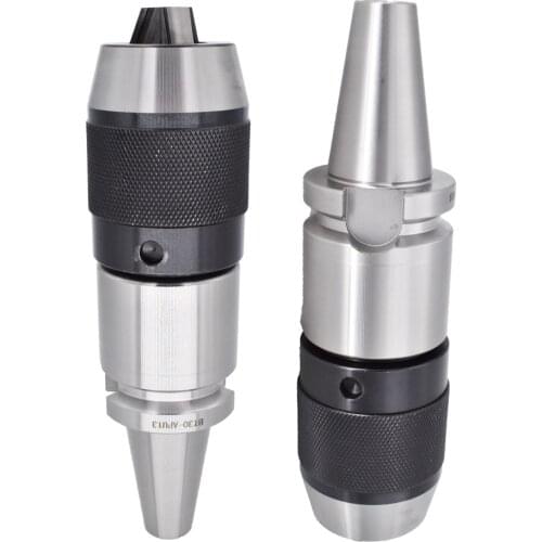 BT30 APU16 Range:1-16mm BT30 APU13 1-13mm Integrated keyless self tight Drilling chuck for milling lathe