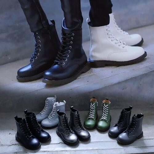 M1058 children handmade toy 1/3 1/4 uncle Doll Accessories BJD/SD doll shoes Soft sole soft Martin boots multicolor 1pair