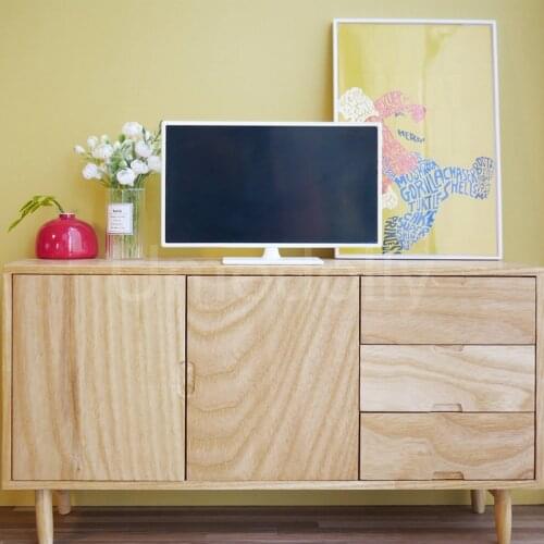 1/6 Scale or 1/12 Scale Dollhouse Miniature Television Mini TV Cabinet Bench for Blyth Barbies Doll House Furniture Accessories