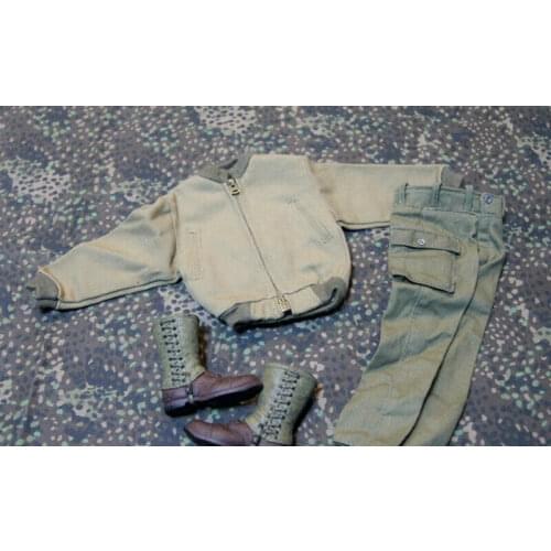 1/6th WWII U.S. Ranger Armored Soldier Universal Jacket+Pants+Boots Model