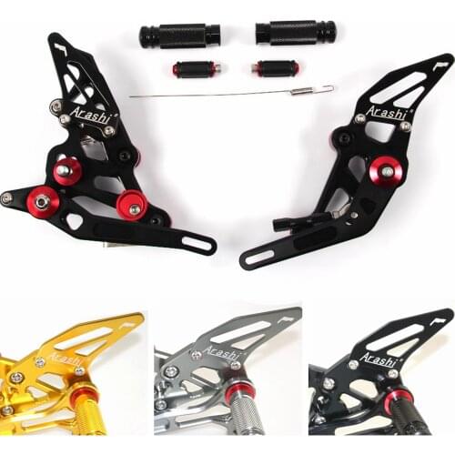 CNC Motorcycle Foot Pegs Rest Rearset Rear Set Footrest For YAMAHA FZ07 MT07 2014 2015 2016 2017