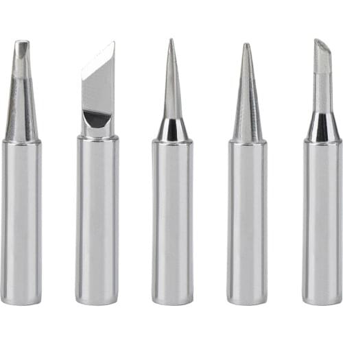 2021 5pcs soldering iron kit New Lead Free Soldering Iron Tips Replacement For Soldering Repair Station 908 908S Weller