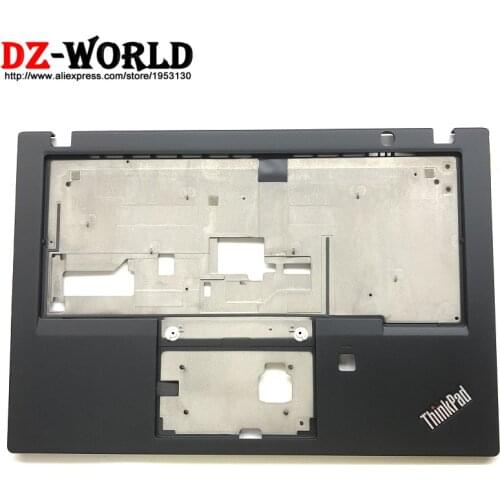 New Original for Lenovo ThinkPad X280 Keyboard Bezel Palmrest Cover w/o Touchpad with Fingerprint Hole 01YN056 AM16P000300