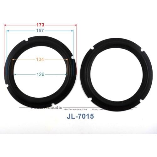 New 10 pcs /lot = 5 Pair 6.5inch Woofer Repairable Parts / Speaker Rubber Surround ( 173mm / 157mm / 134mm / 126mm )