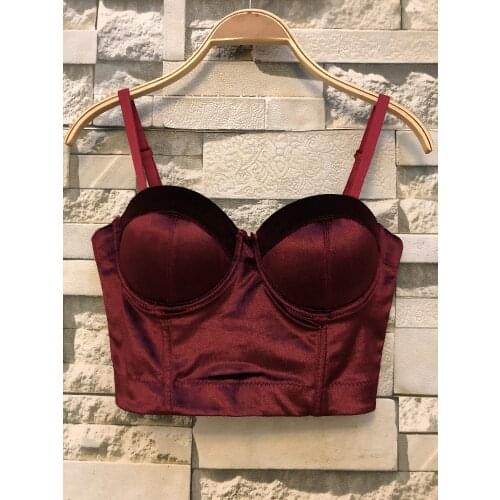 Solid Color Korea Velvet Vest 2019 New Fashion Classic Womens Party Club Night Bustier Crop Tops Camis K003