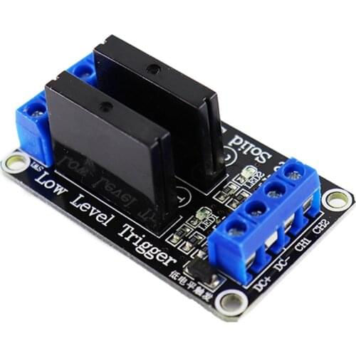 5V Relay 2 Channel SSR Low Level Solid State Relay Module 250V 2A for arduino DIY Kit