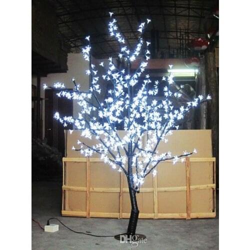 LED Cherry Blossom Tree Light 480pcs LED Bulbs 1.5m Height 110/220VAC Seven Colors for Option Rainproof Outdoor Usage Drop Shipp