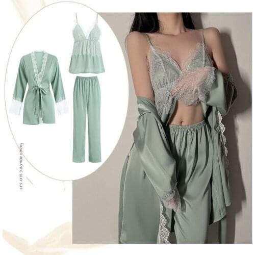 Женские атласные пижамы TGCIFU China At AliExpress