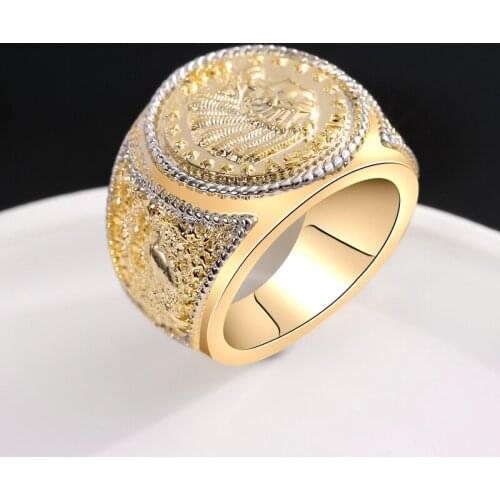 Trendy New Product Male Hot Selling Accessories Indian Style Ring Retro Style Ring FashionTemperament Rings For Men