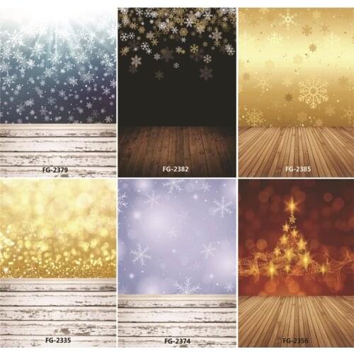 Vinyl Custom Photography Backdrops Prop Christmas day and Floor Theme Photography Background #5131