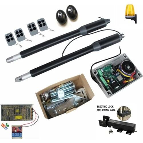 WIFI Linear Actuator Worm Gear pistons gate opener electric 24V Automatic Swing Gate Opener