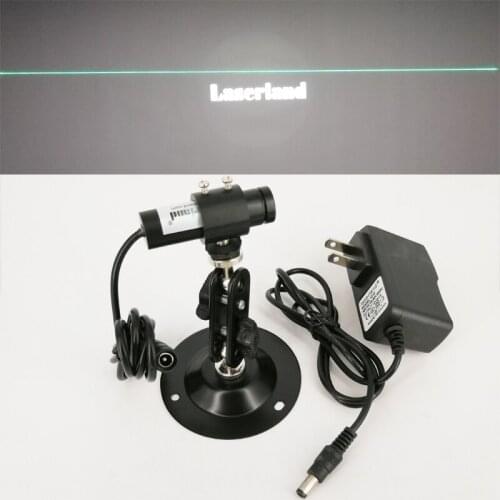 1655 Low Temperature Working 30mW Focusable Pure Green 515nm Line Green Diode Laser Module for Laser Swamp Escape Room