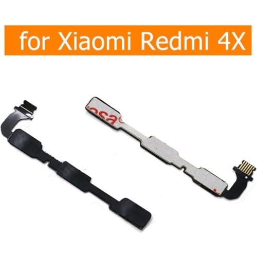2pcs for Xiaomi Redmi 4X Power Volume Flex Cable for Redmi 4X Power On Off Volume Switch Side Key Button Flex Cable Repair Parts