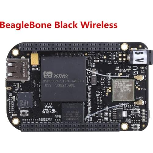 BBONE-BLACK-WIRELESS - Single Board Computer (SBC), BeagleBone Black Wireless, Sitara AM335x MPU ARM MCU, HDMI Port