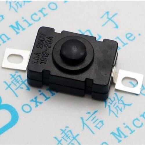 Free shipping 50pcs KAN-28 1.5A250V Flashlight Switches Self Locking SMD Type 18 x 12mm Push Button Switches