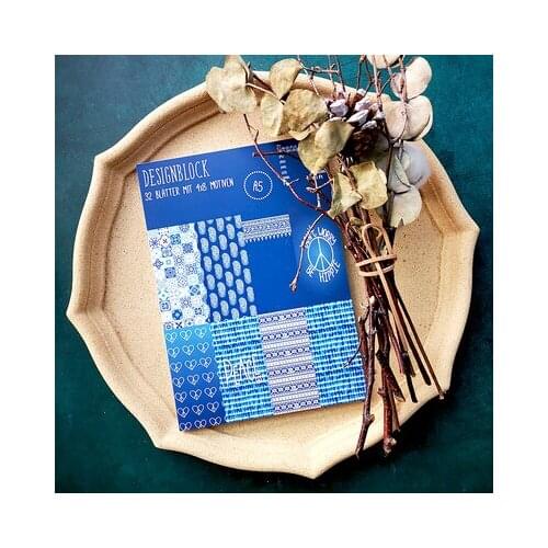 32sheets blue Scrapbook paper origami Paper Pack for Background Planner/Card Making/Journaling Project/Home Deco