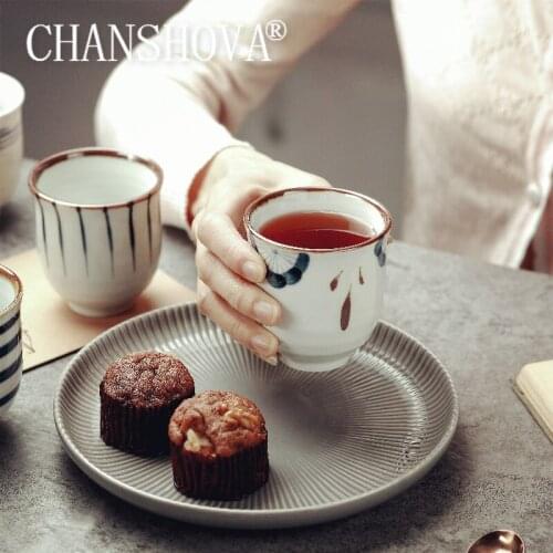 CHANSHOVA 195ml Chinese modern style Hand painted Ceramic teacup tea set Coffee cup mug China Porcelain H646