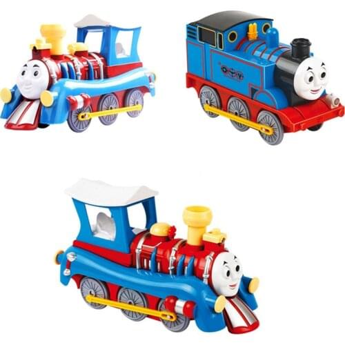 Thomas Inertia Resistance To Fall Early Education Car Model Electric Puzzle Train Toy Car Gifts For Children