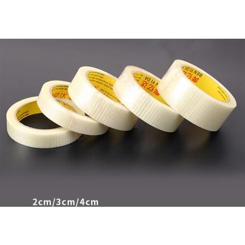 2 Rolls EPP Fiber Tape 2/3/4cm Adhesive Tape for RC Fixed Wing Aircraft Model Accessories