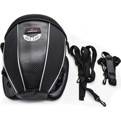Motorcycle Rear Seat Rear Rider Bag Side Microfiber Leather Multifunctional Bag Waterproof Diagonal Bag Motorcycle Bag