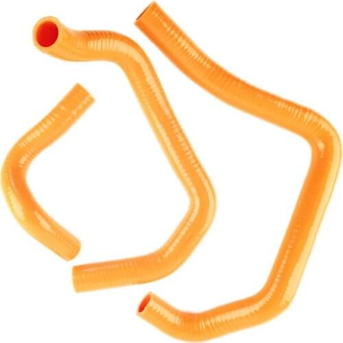 Silicone Radiator Coolant Tube Kit Clamps For KAWASAKI ZX6R NINJA 2005-2006 3pcs