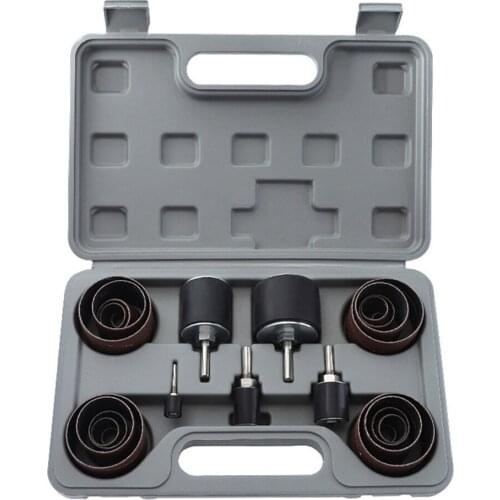 Sandpaper Circle Grinding Wheel Sandpaper Polishing Shank Grinding Accessories with Connecting Rod for Electric Grinding