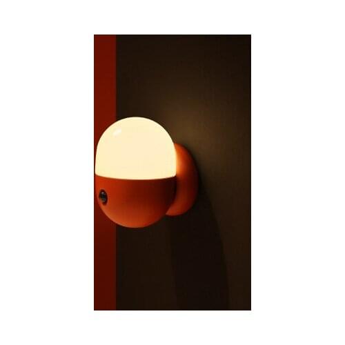 Capsule night light smart bedroom nursing baby eye protection bedside magnetic led light control induction charging lamp