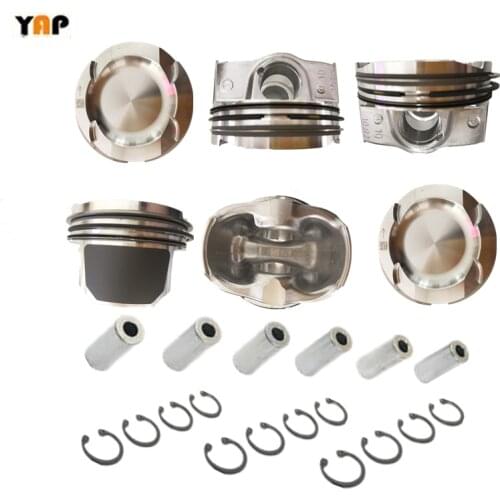 Piston Ring Piston Set FOR FITBMW 135i 335i 535i X6 Z4 E87 E60 E71 E89 N54 3.0L V6 11257577581 11257594453 2007-2010