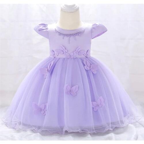 Baby Girls New Year Dress Infant Baptism Clothes Newborn Baby Girls Dress Baby Kids 0-24 Months Toddler Children Party Clothing