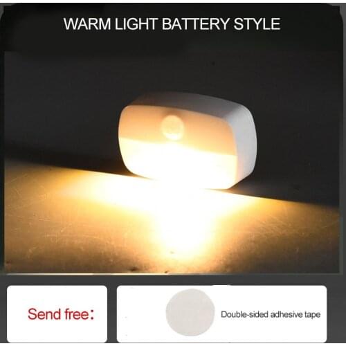 New Night Light Smart Motion Sensor LED Night Lamp WC Bedside Lamp Hallway Pathway Toilet For Kids Living Room Bedroom Light