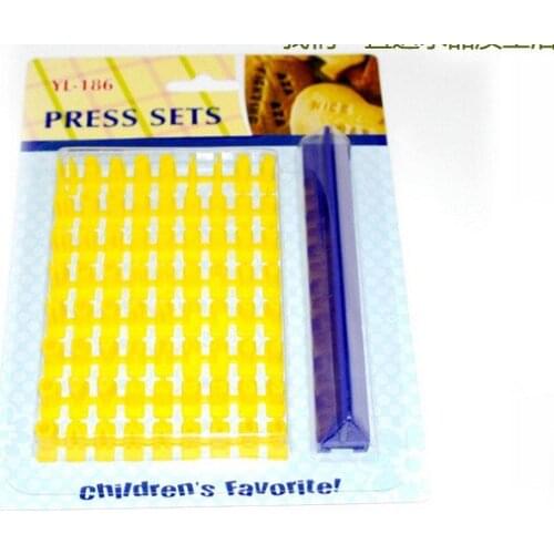 Plasetic Letter Coolie Mold Biscuit mould digital letter stamp cookie mold stamp baking tools cooking tool