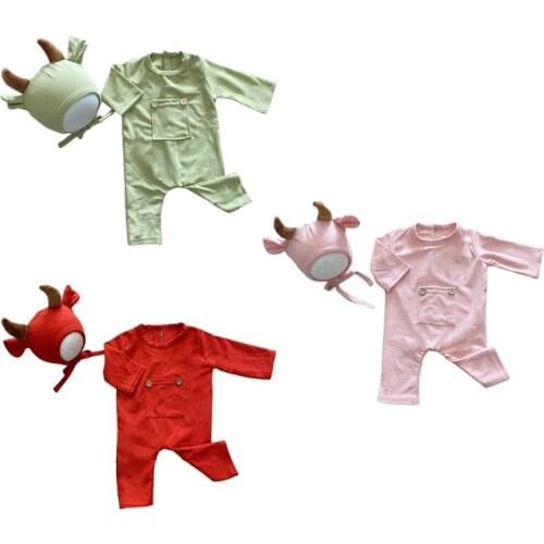 85DE Newborn Baby Photography Props Girls Lace Romper Jumpsuit Headband Set Infants Princess Costume