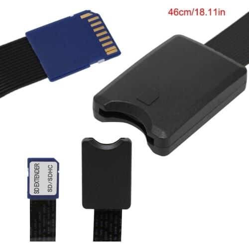 SD Male To SD Female SDHC SDXC Card Reader Extension Cable For Phone GPS TV