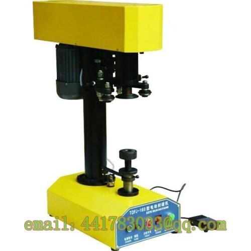 TDFJ-160 Cans capping machine Aluminum cap sealing machine Plastic jar capper Potato chips cans capping machine