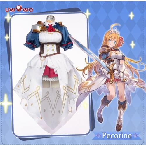 UWOWO Game Princess Connect! Re:Dive Pecoline/Eustiana Von Astraea Dress Cosplay Costume