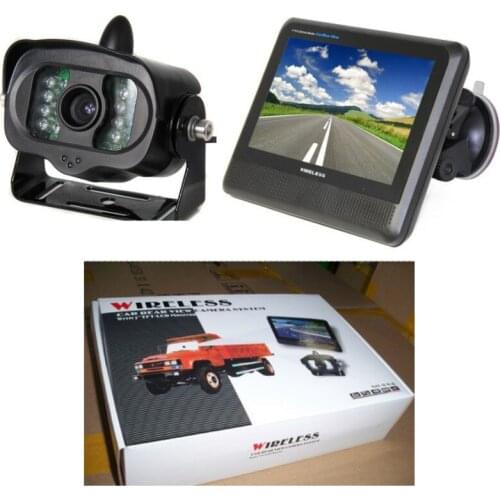 Universal truck trailer RV Van Bus Boat Car Autos dash Monitor Wireless Back up Rear view Reverse Camera kit Night vision 12v24v