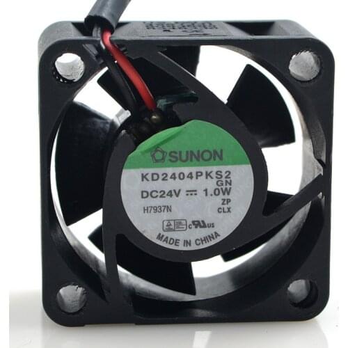 New FOR SUNON 24V 4020 1.0W KD2404PKS2 Speed measuring Line Heat dissipation Fan