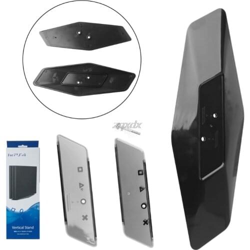 Black Vertical Stand Bracket Protective Holder For PlayStation 4 PS4 Pro SLIM