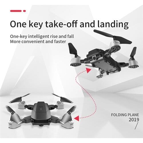 WIFI 4K Foldable RC Drone 4K 1080P 720P HD Camera Gesture Photo Video FPV Remote Control Aircraft with LED Lights RC Drone Kits