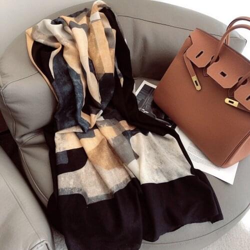 2020 Women Geometry Pattern Printed Pattern Scarf 10pcs/lot